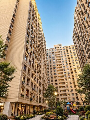 İcarəyə verilir 2 otaqlı yeni tikili 90 m², İnşaatçılar m., photo 1 from 24