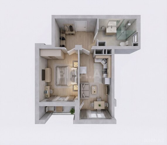 Продаётся 1-комн. новостройка 56 м², пос. Ени Ясамал, photo 13 from 14