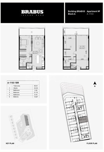 Satılır 2 otaqlı yeni tikili 90.9 m², Nardaran q., photo 14 from 15