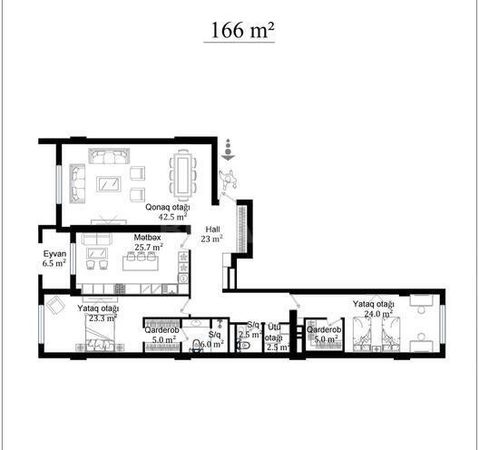 Продаётся 3-комн. новостройка 166 м², Наримановский  р., photo 3 from 7