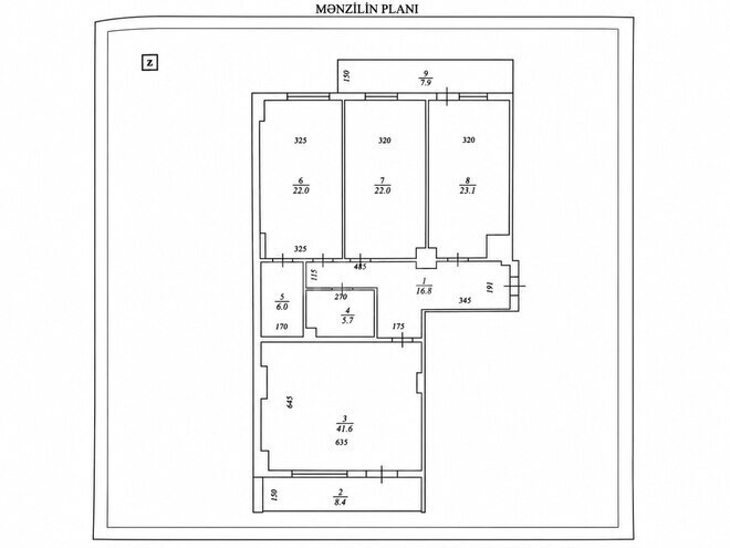 Продаётся 3-комн. новостройка 158 м², Насиминский  р., photo 4 from 8