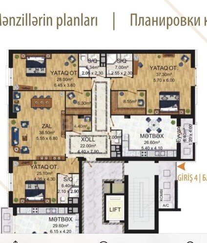 Продаётся 4-комн. новостройка 225 м², пос. Аг шехер, photo 8 from 16