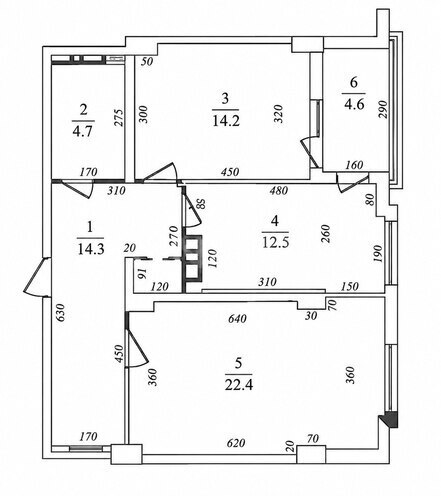 Продаётся 2-комн. новостройка 75 м², м. Кара Караев, photo 3 from 6