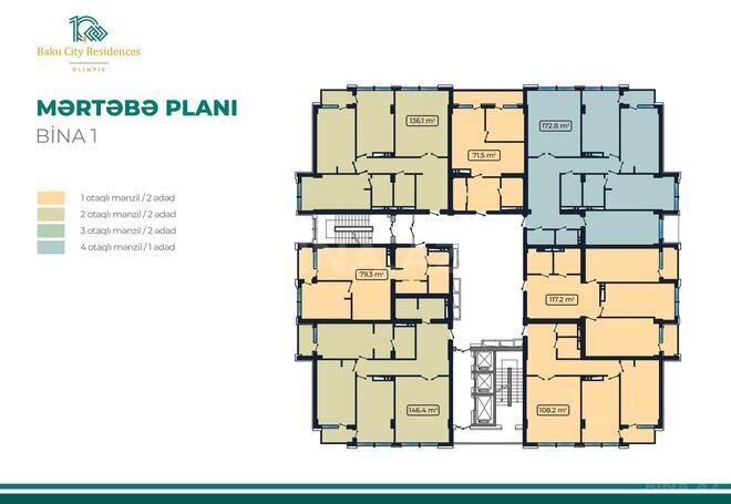 Satılır 2 otaqlı yeni tikili 71.5 m², Koroğlu m., photo 14 from 16