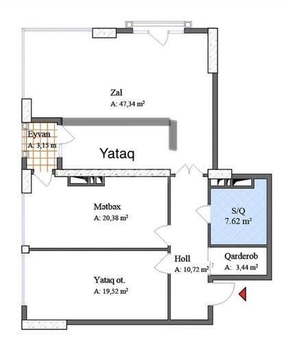 Satılır 3 otaqlı yeni tikili 112 m², 28 May m., photo 3 from 6