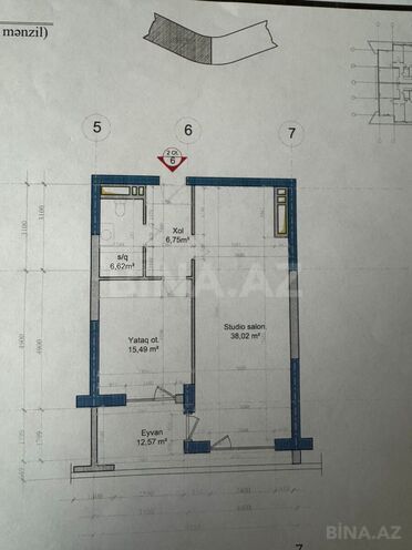 Satılır 2 otaqlı yeni tikili 80 m², Binəqədi r., photo 8 from 9