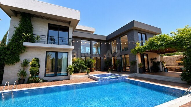 İcarəyə verilir 3 otaqlı həyət evi/bağ evi 220 m², Şüvəlan q., photo 1 from 13