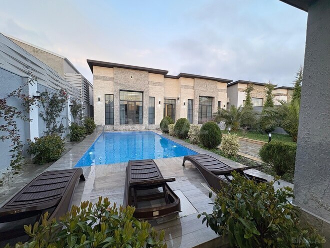 İcarəyə verilir 4 otaqlı həyət evi/bağ evi 200 m², Mərdəkan q., photo 1 from 32