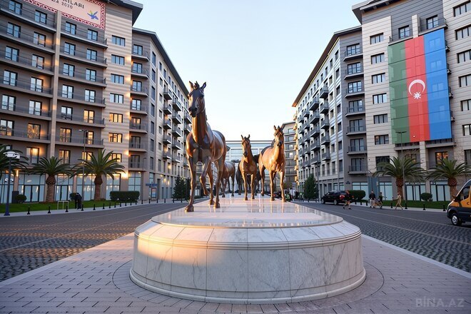 İcarəyə verilir 1 otaqlı yeni tikili 50 m², Ağ şəhər q., photo 1 from 12