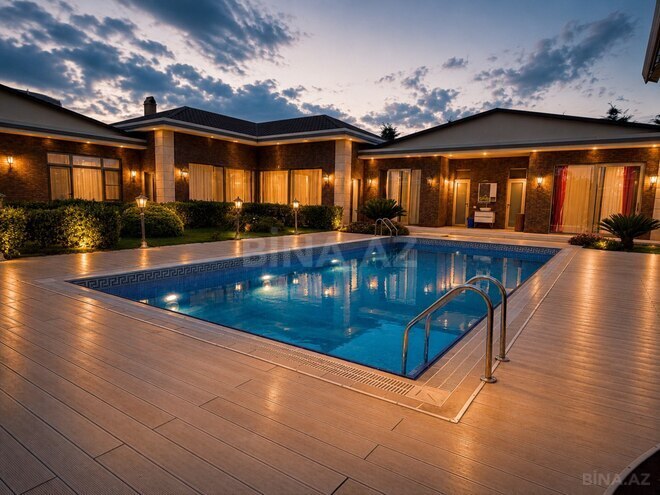 İcarəyə verilir 3 otaqlı həyət evi/bağ evi 400 m², Mərdəkan q., photo 1 from 26