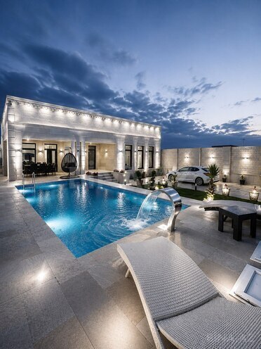 İcarəyə verilir 4 otaqlı həyət evi/bağ evi 250 m², Mərdəkan q., photo 1 from 24