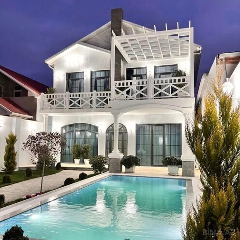 İcarəyə verilir 4 otaqlı həyət evi/bağ evi 300 m², Şağan q., photo 1 from 31