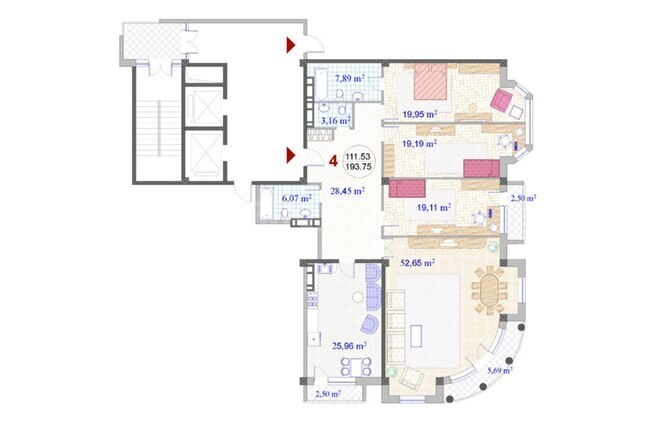 Satılır 4 otaqlı yeni tikili 193 m², Nəsimi r., photo 22 from 23