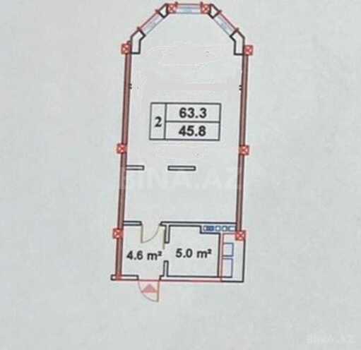 Satılır 1 otaqlı yeni tikili 63.3 m², Nardaran q., photo 10 from 15