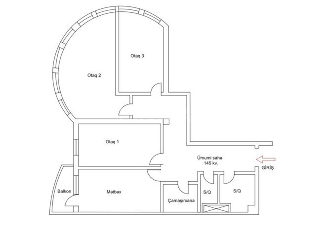 Satılır 3 otaqlı yeni tikili 150 m², Şah İsmayıl Xətai m., photo 20 from 21