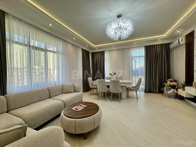 İcarəyə verilir 3 otaqlı yeni tikili 120 m², Xətai r., photo 1 from 28