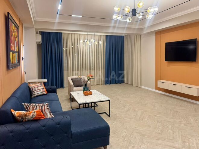 İcarəyə verilir 3 otaqlı yeni tikili 110 m², Nizami m., photo 4 from 17