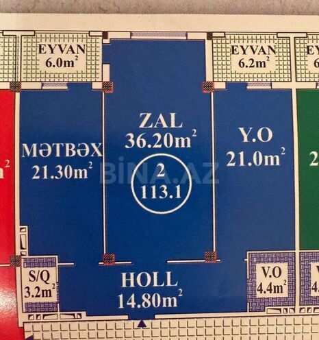 Satılır 3 otaqlı yeni tikili 114 m², Gənclik m., photo 4 from 13