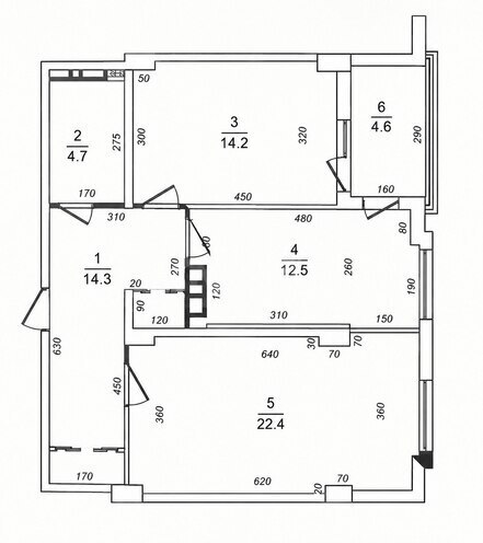 Satılır 2 otaqlı yeni tikili 75 m², Qara Qarayev m., photo 3 from 9