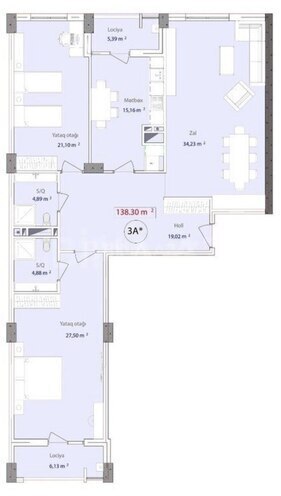 Продаётся 3-комн. новостройка 139 м², м. Дернегюль, photo 5 from 11