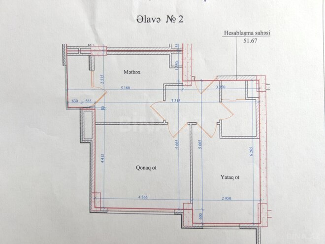 Satılır 2 otaqlı yeni tikili 51.7 m², İnşaatçılar m., photo 10 from 24