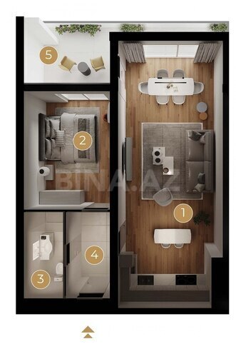 Satılır 2 otaqlı yeni tikili 85 m², Binəqədi r., photo 3 from 11