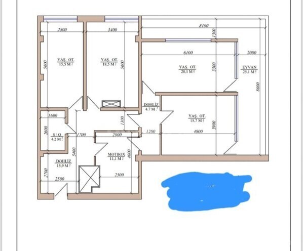 Продаётся 3-комн. новостройка 135 м², м. Ахмедлы, photo 3 from 10