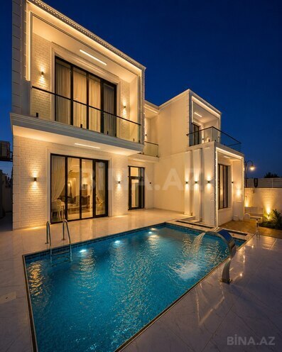 İcarəyə verilir 5 otaqlı həyət evi/bağ evi 300 m², Mərdəkan q., photo 1 from 27