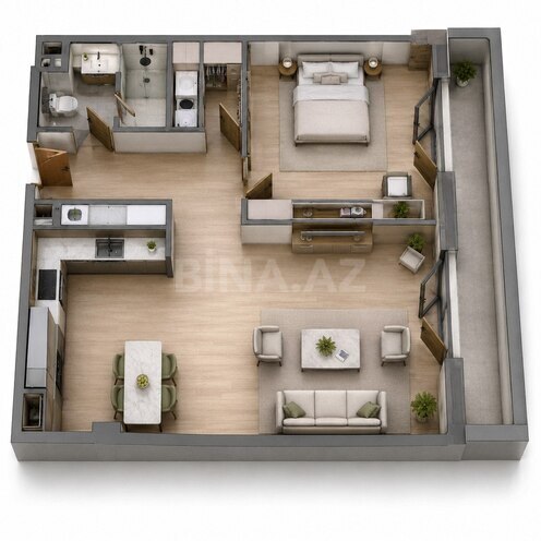 Satılır 2 otaqlı yeni tikili 82.6 m², Sea Breeze q., photo 7 from 16