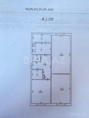 Satılır 3 otaqlı köhnə tikili 80 m², Nəsimi m., photo 24 from 31