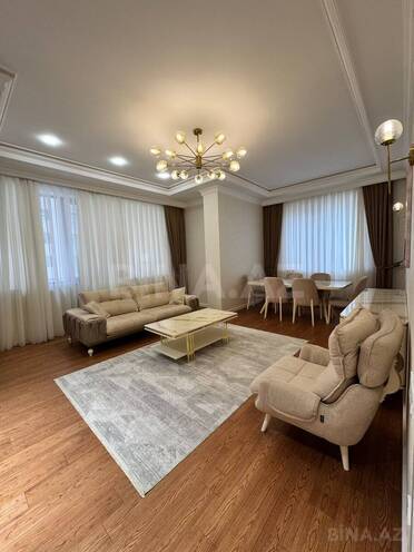 İcarəyə verilir 2 otaqlı yeni tikili 110 m², Nizami m., photo 1 from 8