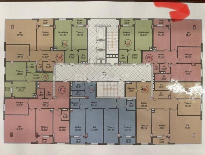Satılır 3 otaqlı yeni tikili 145 m², Şah İsmayıl Xətai m., photo 6 from 7