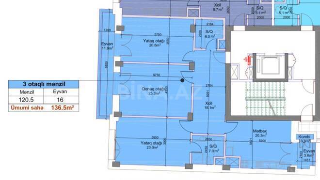 Satılır 3 otaqlı yeni tikili 136 m², Şah İsmayıl Xətai m., photo 6 from 18