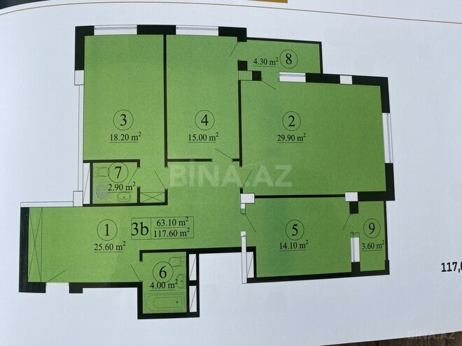 Продаётся 3-комн. новостройка 117 м², м. 28 мая, photo 5 from 11