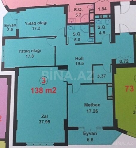 Satılır 3 otaqlı yeni tikili 138 m², Azadlıq Prospekti m., photo 4 from 8