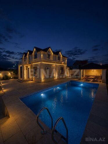İcarəyə verilir 4 otaqlı həyət evi/bağ evi 220 m², Mərdəkan q., photo 1 from 27