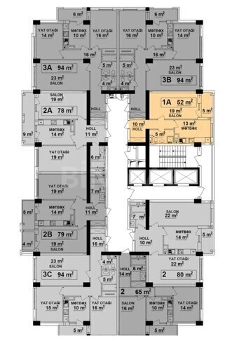 Продаётся 2-комн. новостройка 52 м², м. Кара Караев, photo 7 from 9