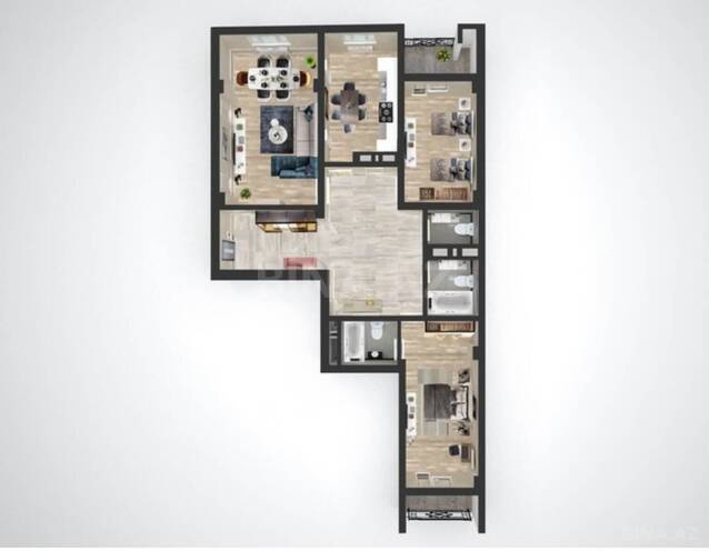 Продаётся 3-комн. новостройка 162 м², м. Гянджлик, photo 7 from 29
