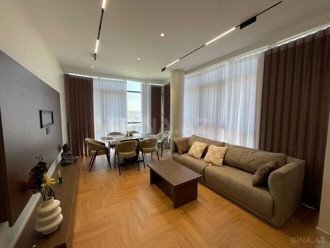İcarəyə verilir 3 otaqlı yeni tikili 100 m², Sea Breeze q., photo 1 from 24