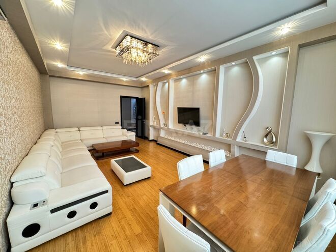 İcarəyə verilir 3 otaqlı yeni tikili 135 m², Şah İsmayıl Xətai m., photo 1 from 25