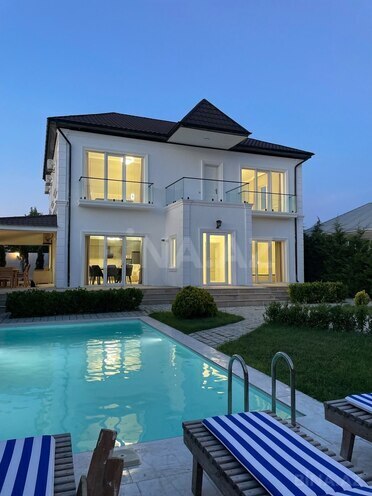 İcarəyə verilir 5 otaqlı həyət evi/bağ evi 170 m², Mərdəkan q., photo 1 from 13