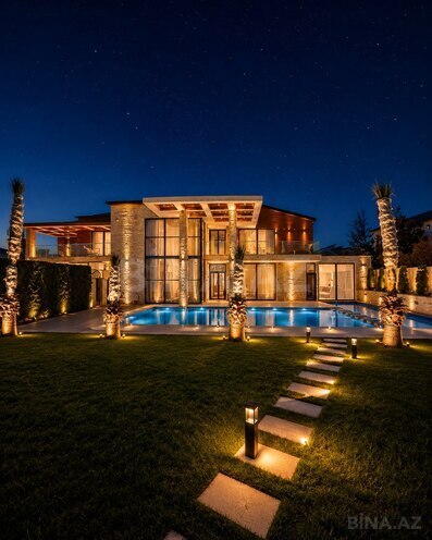 İcarəyə verilir 4 otaqlı həyət evi/bağ evi 360 m², Mərdəkan q., photo 1 from 14