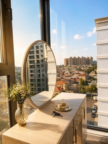 İcarəyə verilir 3 otaqlı yeni tikili 90 m², İnşaatçılar m., photo 1 from 14