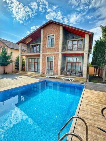 İcarəyə verilir 4 otaqlı həyət evi/bağ evi 300 m², Buzovna q., photo 1 from 28