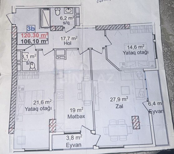 Продаётся 3-комн. новостройка 120 м², м. 20 января, photo 7 from 8