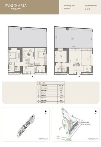 Satılır 3 otaqlı yeni tikili 151.8 m², Nardaran q., photo 13 from 14