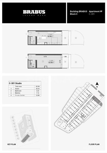Продаётся 1-комн. новостройка 62.7 м², пос. Нардаран, photo 14 from 15