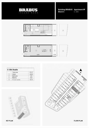 Продаётся 1-комн. новостройка 57.3 м², пос. Нардаран, photo 14 from 15