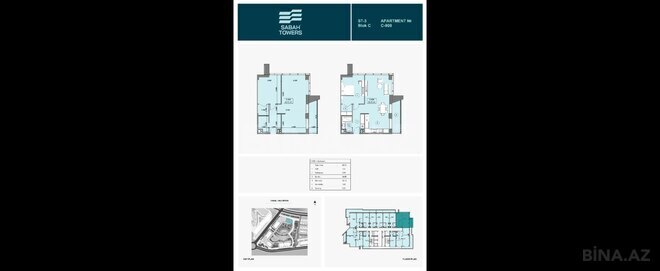 Satılır 2 otaqlı yeni tikili 80.1 m², Nardaran q., photo 9 from 10
