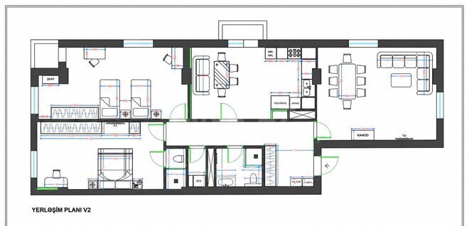 Satılır 3 otaqlı yeni tikili 137 m², Nəsimi r., photo 3 from 6